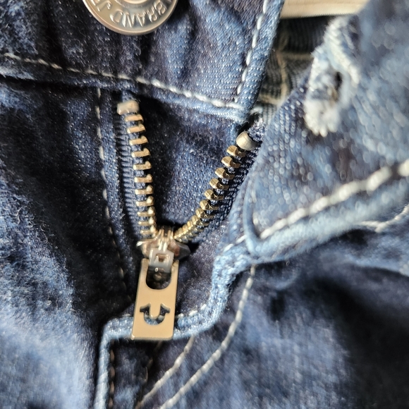 True Religion Hi-Rise Boot Cut Jeans Sequins on Pocket Size 25 - Picture 10 of 16